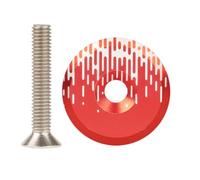 Cubierta de tapa del auricular: protector de horquilla delantero de aluminio ultra ligera, componente de bicicleta resistente al agua duradera | Accesorio de ciclismo de montaña anti-rust para aventur