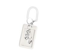 Cubierta de tarjeta Protectores de tarjetas fotográficas Funda de tarjeta de transparente impermeable para estudiantes Mochila escolar Monedero Llavero Charm Estuche para estudiantes