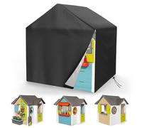 Cubierta de Teatro para Niños, Tela Oxford 420D Impermeable y Resistente A Los Rayos UV y Al Polvo, Cubierta de Cobertizo de Jardín para Niños