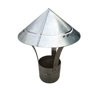 Cubierta de Techo, 70-200 mm de diámetro, conducto, ventilación, Tapa, Sombrero para la Lluvia, Capota, 150 mm