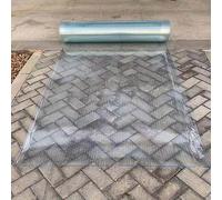 Cubierta de techo de invernadero de policarbonato transparente, 4 mm de grosor, protección UV, impermeable, 121,9 x 61 cm, toldo de jardín, fácil de cortar, refugio duradero para exteriores