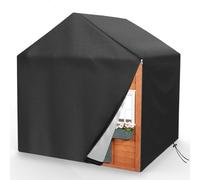 Cubierta de techo de madera para niños, tela Oxford 420D impermeable y anti-ultravioleta antipolvo, cubierta de techo de madera para niños (L145xW145x160cm)