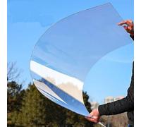Cubierta de techo de policarbonato de 1 mm de grosor, láminas acrílicas transparentes para toldo de jardín al aire libre, toldo de patio, invernadero, balcón (1,56 x 2 m)
