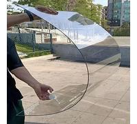 Cubierta de techo de policarbonato ligero de plástico transparente para techos, cocheras, terrazas y recintos (1,8 x 7 m)
