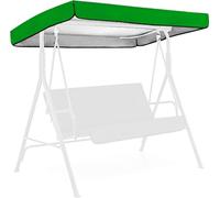 Cubierta de techo for columpios Hollywood 190x120 cm - Techo duradero for Toldo resistente a la intemperie for jardín Lona for repuesto for columpio banco colgante(Green)