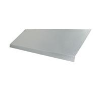 Cubierta de techo para caja doble de vencejos en versión de superficie MKW - Resistente a la intemperie - Premium de acero galvanizado - No pintado, corte preciso y desbarbado - compatible con MKW