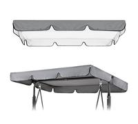 Cubierta de Techo para Columpio Hollywood de 210 x 145 cm, Techo de Repuesto para Columpio Hollywood de 3 plazas, Techo de Repuesto Universal para Columpio de jardín