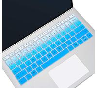 Cubierta de teclado de silicona para Microsoft Surface Laptop 3 13.5 pulgadas y 15 pulgadas, Surface Laptop 3 teclado Protector Accesorios, Gradual Azul