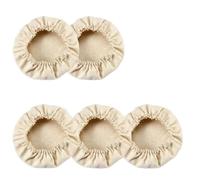 Cubierta de Tela Elástica 5PCS Cotton Cloth Covers Portable Reusable Dust Cover Multifunction Fermentation Cheese Fabric Lids