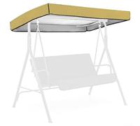 Cubierta de tela Oxford 210D con agujero lateral para proteger muebles de exterior (beige)