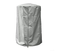 Cubierta de tela Oxford 210D para calentadores al aire libre, protege contra el polvo y la humedad durante todo el año (gris)