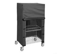 Cubierta de tela Oxford 210D para protección de rejilla de alambre, impermeable y mantiene el polvo y la humedad alejados, múltiples opciones de tamaño (76 x 36 x 157 cm)