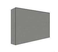 Cubierta de tela Oxford 420D para televisores de pantalla plana de 52 54 58 pulgadas, protección contra el polvo resistente a la intemperie con diseño de puerto trasero abierto (132 x 13 x 84 cm)