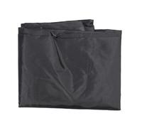 Cubierta de tela para toldo retráctil, cubierta protectora a prueba de agua y polvo para Patio y balcón al aire libre (Negra)