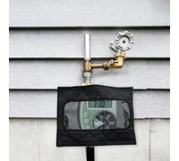 Cubierta de temporizador de riego para manguera de jardín con ventana transparente, proporciona protección para temporizadores de grifo de manguera contra el clima