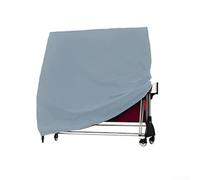 Cubierta de tenis de mesa al aire libre 210D Oxford tela impermeable para grandes mesas de ping pong 165 x 70 x 185 cm para áreas deportivas al aire libre, verde, gris (gris)