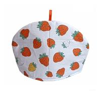 Cubierta de tetera de algodón estilo campana de cocina con relleno de poliéster para conservación del calor, adecuada para tetera de 700 ml a 2000 ml, fácil de almacenar (25#)