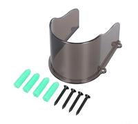 Cubierta de timbre de alto rendimiento para exteriores en material de policarbonato resistente que ofrece protección contra los efectos adversos del clima (marrón)