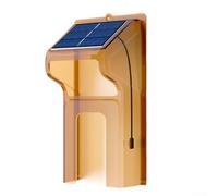 Cubierta de timbre de carga solar con diseño impermeable y para visión nocturna para comunicación de audio bidireccional (cubierta de timbre)