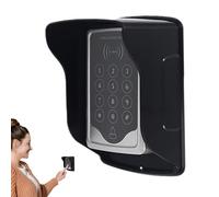 Cubierta De Timbre - PC, Cubierta De Lluvia Para Timbre, Sólida Y Reutilizable | Instalación Rápida, Timbr Antideslumbrante, Escudo Exterior Que Bloquea La Intemperie Para Porche, Entrada, Seguridad