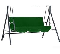 Cubierta de toldo de tela Oxford 210D para exteriores, protección resistente a la intemperie para columpios de patio, diseño conveniente y práctico (funda de asiento verde oscuro)