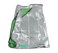 Cubierta de toldo para sillas columpios al aire libre construida con tela Oxford chapada en plata 190T para resistir el encogimiento y la deformación (verde, 195 x 125 x 15 cm)