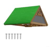 Cubierta de toldo resistente a la intemperie para áreas de juego para niños al aire libre, 132 x 228 cm, fiable protección contra el polvo y el sol 190T/210D (verde 210D)