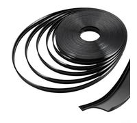 Cubierta de tornillo de moldeo de inserción para caravana de 7/8 pulgadas, vinilo resistente para remolque de viaje de 25 pies, 50 pies, 75 pies, 100 pies, instalación exterior negra, resistente a los