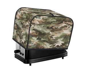 Cubierta de tostadora con patrón de camuflaje de EE. UU., cubierta antipolvo para máquina de pan, pequeños electrodomésticos de cocina