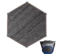 Cubierta de trampolín para exteriores - Protección solar para trampolines en áreas de jardín | Tela de protección solar impermeable y plegable para jardín y patio trasero