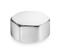 Cubierta de tubería accesorios de tubo tapón cromado tapa parada terminando hembra 1/2 "