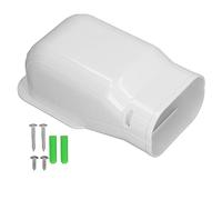 Cubierta de tubería de aire acondicionado Accesorio de línea protectora de pared de PVC para uso en interiores y exteriores Material de PVC duradero para 5 acondicionadores de
