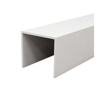 Cubierta de tubería en forma de U, resistente a la intemperie, ocultador de línea de conductos para ocultar conductos, cubierta de tuberías de baño y cocina