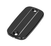 Cubierta de Umbral de Puerta de Fibra de Carbono, Tapa del Depósito de Líquido de Frenos Delantero Protector de Cubierta de Aleación de Aluminio Compatible con Honda CRF1000L Rebel CMX(negro)