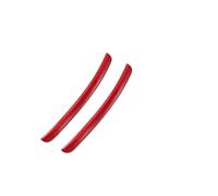 Cubierta de Ventana Trasera Ajuste para Guardabarros Universal Suave para Coche. Persianas de Ventanas(Red 2pcs)
