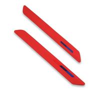 Cubierta de Ventana Trasera Ajuste para la Almohadilla antiarañazos del Protector de protección del Parachoques Trasero Delantero del Coche Universal Persianas de Ventanas(Red)