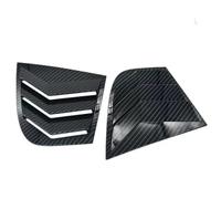 Cubierta de Ventana Trasera Persianas de Ventanas Par de Cubiertas para persianas de Ventana Trasera Lateral compatibles con Kia Stinger 2018-2023. Adhesivo embellecedor para Toma de Aire. ABS.