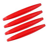 Cubierta de Ventana Trasera Protector de Esquina Universal para Parachoques Delantero y Trasero, protección anticolisión para Coche, 4/6 Piezas Persianas de Ventanas(Red-4)