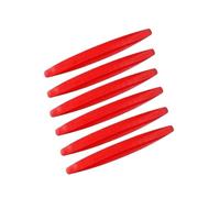 Cubierta de Ventana Trasera Protector de Esquina Universal para Parachoques Delantero y Trasero, protección anticolisión para Coche, 4/6 Piezas Persianas de Ventanas(Red-6)