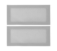 Cubierta de ventilación a prueba de bebés Captura de silicona suave Cabello de escombros para el piso local (Gris)