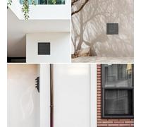 Cubierta de ventilación con tres rejillas ajustables para un flujo de aire eficiente y evitar el reflujo, compatible con campanas extractoras, ventiladores de escape y sistemas de ventilación (4