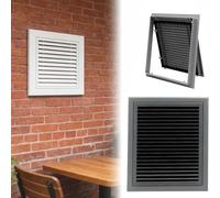 Cubierta de ventilación, Cubierta Decorativa para Retorno de Aire en Pared y Techo, Rejilla de Acero con aspas fijas para un Flujo de Aire eficiente, fácil integración con Sistemas de climat