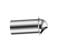 Cubierta de ventilación de acero inoxidable 304 de alta calidad, incluye tubo reforzado y red para barbacoa de ventilación de techo con agujero de 80 mm