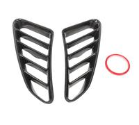 Cubierta de ventilación de aire lateral Ribrete brillo de fibra de carbono negro Protective trasero de ventilación lateral para el cuerpo para 987 2005 Modelos 2012 ABS Metal 3K