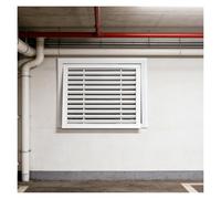 Cubierta de ventilación de Aluminio con Rejillas de filtrado, Adecuada para Sistemas de ventilación del hogar, fácil de Limpiar, se Adapta a Las Rejillas de ventilación de Las Puertas, Mide