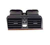 Cubierta de ventilación de coche compatible con Toyota para 400 LS400 1998 1999 2000 74126-93022, marco de salida de aire acondicionado para salpicadero delantero de coche (borde pequeño) (borde