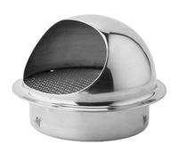 cubierta de ventilación de la red de mosquitos, Exhaust Air Round Soffit Vents, Air Extractor External Cover, Good Ventilation(60mm/2.4in)