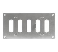 Cubierta de ventilación de pared de aire ajustable galvanizada de 8 x 4 pulgadas (dimensiones exteriores), rejilla de metal para interiores y exteriores, calefacción, refrigeración, ventilación para
