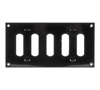 Cubierta de ventilación de pared de aire ajustable negra de 8 x 4 pulgadas (dimensiones exteriores), rejilla de metal para interiores y exteriores, calefacción, refrigeración, ventilación para el