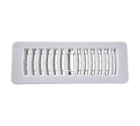 Cubierta de ventilación de plástico para registros de suelo, volumen de aire ajustable para ventilación en hogares y espacios comerciales (3 x 10 pulgadas)